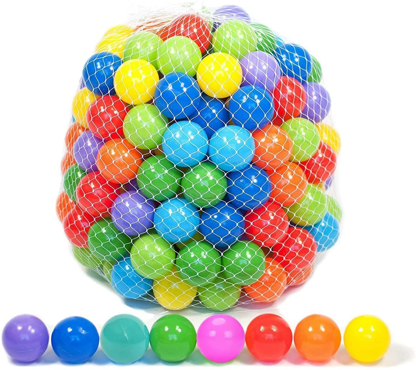 Mesh Bag Ocean Ball 50Pcs Pack Can Be Thickened Bobble Ball Playground Children Indoor Toys Colourful Plastic Toys
